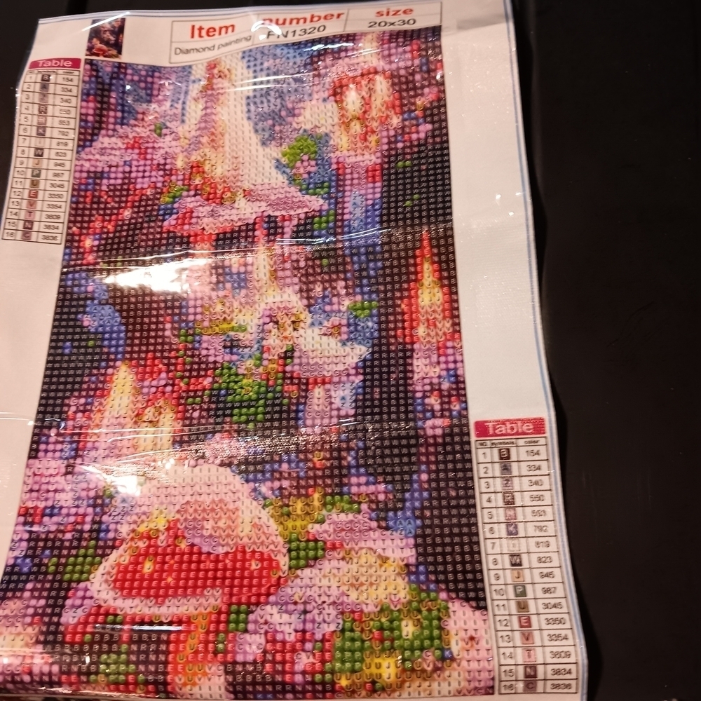 Colorful Fairy Home Diamond Painting Kit 20x30